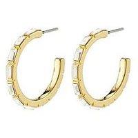 Pilgrim Rue Hoops Gold-Plated