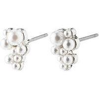 Pilgrim Relando Beaded Earrings Silver-Plated