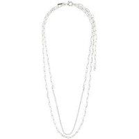 Pilgrim Rowan Necklace, 2-In-1, Silver-Plated