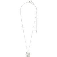 Pilgrim Love Tag, Hope Necklace Silver-Plated