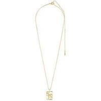 Pilgrim Love Tag, Sis Necklace Gold-Plated