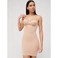 Everybody Wear Your Own Bra Shapewear Slip Dress - Nude