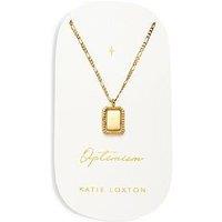 Katie Loxton Optimism Waterproof Gold Spinning Amulet Necklace
