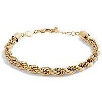 Katie Loxton Reine Waterproof Gold Rope Bracelet