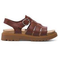 Timberland Clairemont Way Fisherman Sandal - Dark Red Full Grain