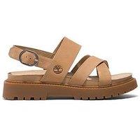 Timberland Clairemont Way Backstrap Sandal - Medium Beige Nubuck