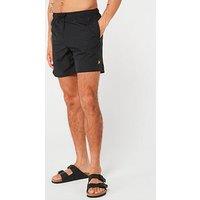 Lyle & Scott Plain Swim Shorts - Black