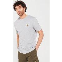 Lyle & Scott Regular Fit Plain T-Shirt - Light Grey