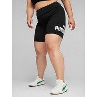 Puma Women'S Ess 7" Logo Cycling Shorts - Black