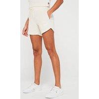 Puma Women'S Essentials Elevated Towelling 5" Shorts - Cream