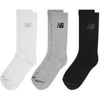 New Balance 3 Packs Sports Cushioned Crew Socks - Multi