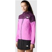 The North Face Womens Higher Run Wind Jacket - Purple