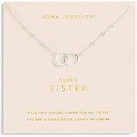 Joma Jewellery Forever Yours Super Sister Necklace In Silver Plating