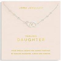 Joma Jewellery Forever Yours Darling Daughter Necklace In Silver Plating