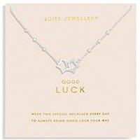 Joma Jewellery Forever Yours Good Luck Necklace In Silver Plating