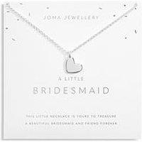 Joma Jewellery A Little Bridesmaid Necklace In Silver Plating