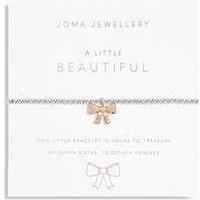 Joma Jewellery Childrens A Little Beautiful Bracelet In Silver And Rose Gold Plating