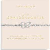 Joma Jewellery Forever Yours Lovely Granddaughter Bracelet In Silver Plating