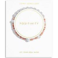 Joma Jewellery Happy Little Moments Positivity Bracelet In Silver Plating