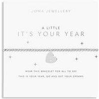 Joma Jewellery A Little Its Your Year Bracelet In Silver Plating