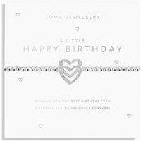 Joma Jewellery A Little Happy Birthday Bracelet In Silver And Gold Plating