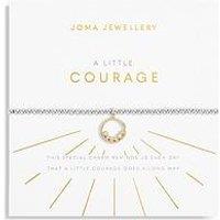 Joma Jewellery A Little Courage Bracelet In Silver And Gold Plating