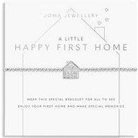 Joma Jewellery A Little Happy First Home Bracelet In Silver Plating