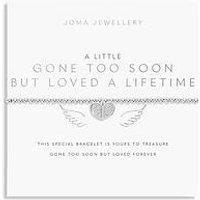 Joma Jewellery A Little Gone Too Soon But Loved A Lifetime Bracelet In Silver Plating