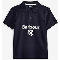Barbour Boys Floyd Short Sleeve Polo Shirt - New Navy