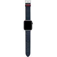 Ted Baker Blue Logo-Engraved Leather Strap For Apple Watch (42/44Mm)