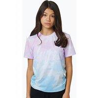 Hype Girls Multi Pastel Clouds T-Shirt
