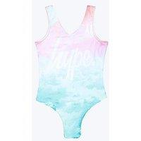 Hype Girls Multi Pastel Clouds Swimsuit