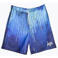 Hype Boys Multi Blue Drips Swim Shorts