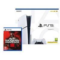 Playstation 5 Disc Console & Call Of Duty Modern Warfare Iii - + 50 Pound Psn Card