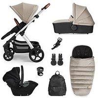 Silver Cross Tide Pram And Pushchair With Accessory Pack And Dream Car Seat