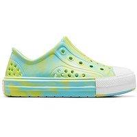 Converse Kids Girls Play Lite Cx Hyper Brights Slip Trainers - Turquoise