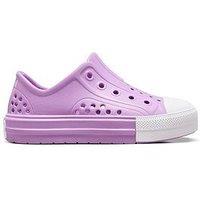 Converse Kids Girls Play Lite Cx Festival Slip Trainers - Purple