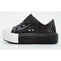 Converse Infant Unisex Play Lite Cx Foundational Slip Trainers - Black/White