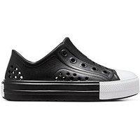 Converse Kids Unisex Play Lite Cx Foundational Slip Trainers - Black/White