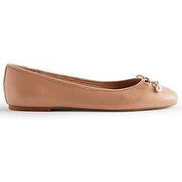 Ted Baker Flat Bow Ballerina With Signiture Coin