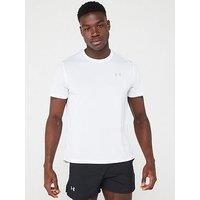 Under Armour Mens Running Streaker T-Shirt - White/Black