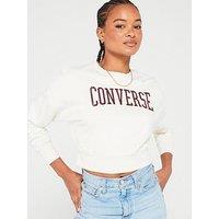 Converse Women'S Crew Sweat - Off White