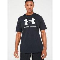 Under Armour Men'S Training Sportstyle Logo T-Shirt - Black/White