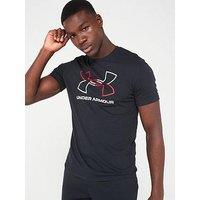 Under Armour Men'S Training Gl Foundation T-Shirt - Black/Red/White