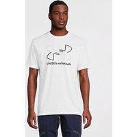 Under Armour Mens Training Gl Foundation T-Shirt - White/Black