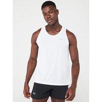 Under Armour Mens Running Streaker Singlet - White