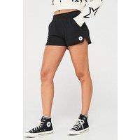 Converse Womens Retro Chuck Jersey Knit Short - Black