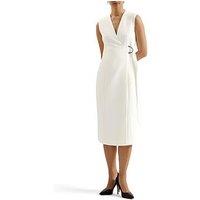 Ted Baker Molenaa Tailored Midi Dress - Off White