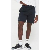 Under Armour Mens Rival Fleece Shorts - Black/White