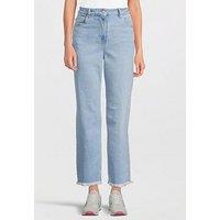 Ps Paul Smith Straight Leg Raw Hem Jeans - Blue